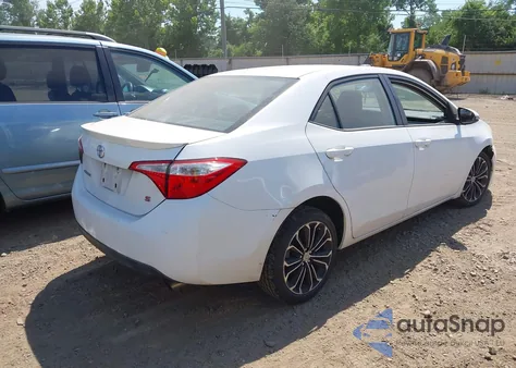2014 Toyota Corolla S Plus из США, поврежденный, VIN 2T1BURHE0EC185133